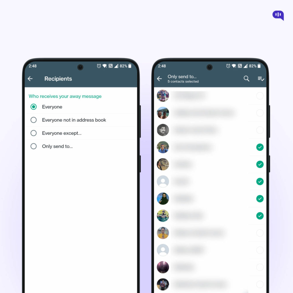 How whats app auto reply works
