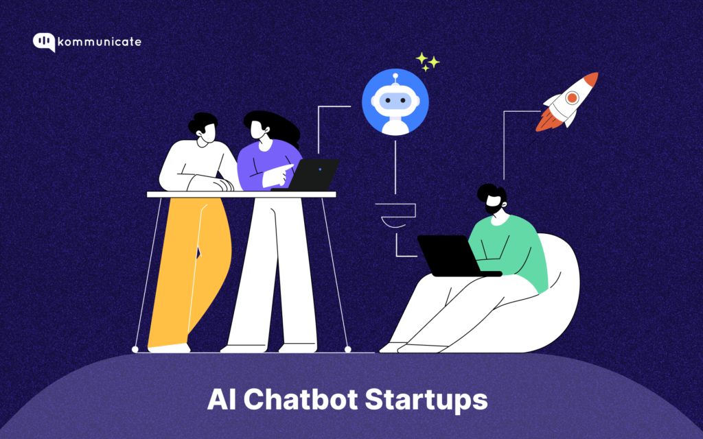 Cover image of a blog AI Chatbot Startup by Kommunicate