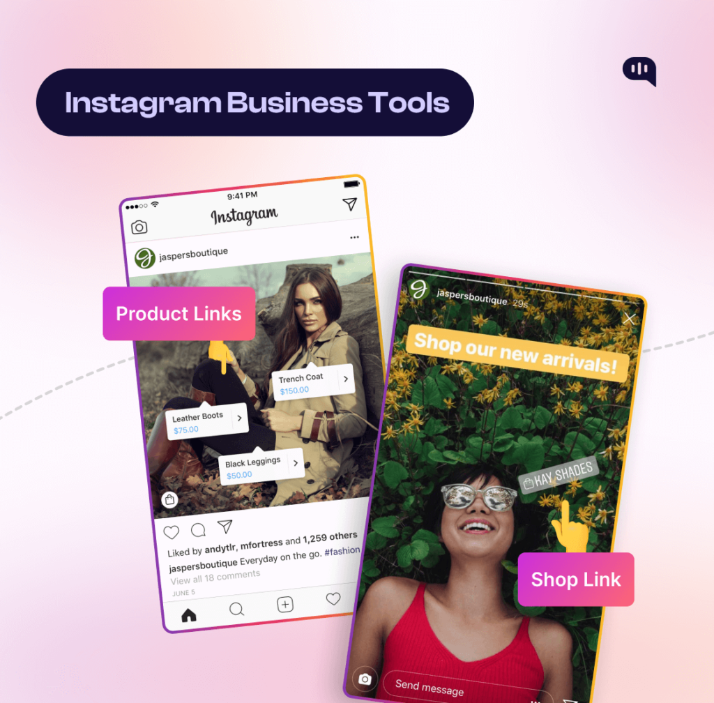 Instagram Business Tools Image showing Instagram Business Tools