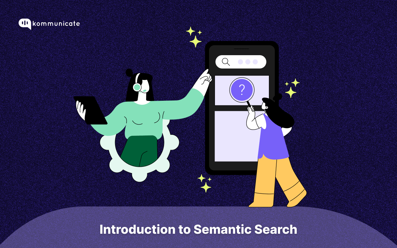 Introduction to Semantic Search Featured Image of Two women using a smartphone to search for information.