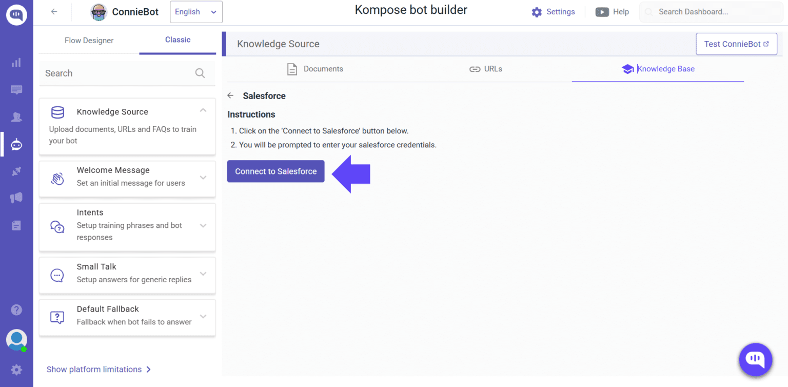How to Connect your Salesforce Knowledge Base into a Chatbot
