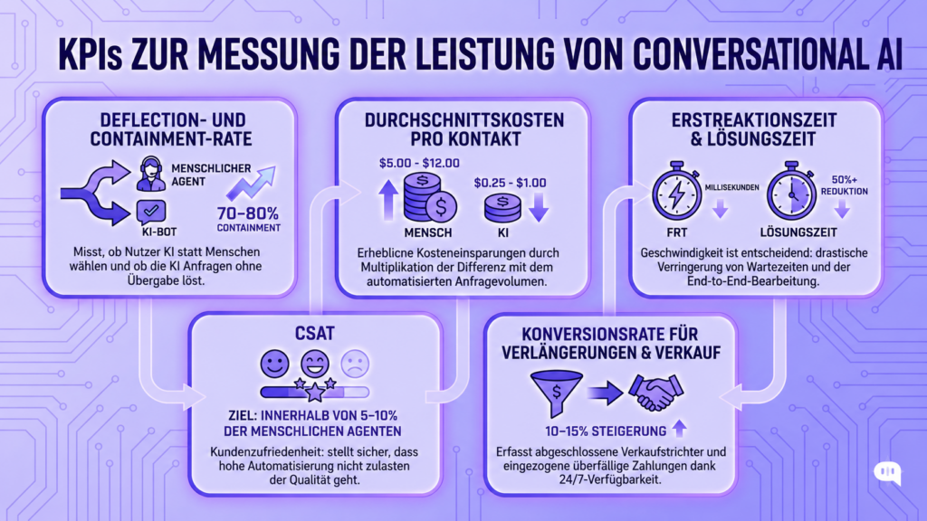 KPIs zur Messung der Conversational AI-Leistung