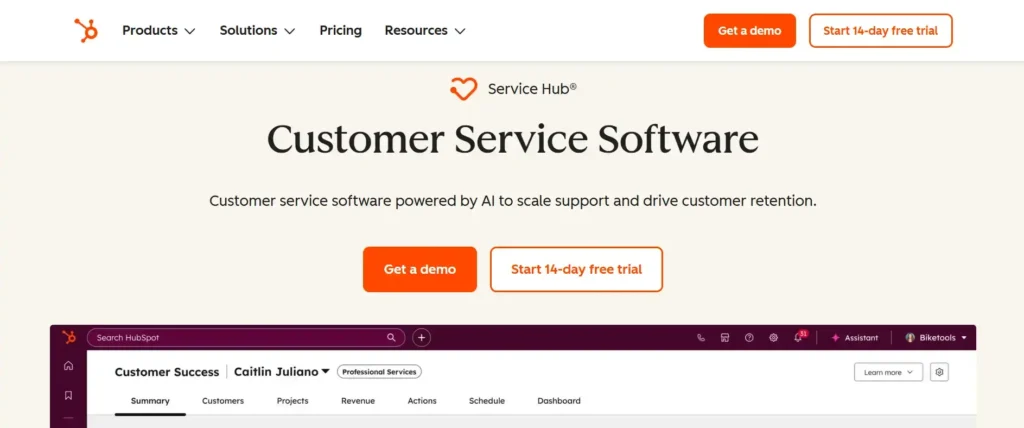 HubSpot Service Hub Omnichannel Support HubSpot Service Hub omnichannel customer service software powered by AI for scaling support across channels.